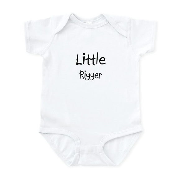 CafePress - Little Rigger Infant Bodysuit - Baby Light Bodysuit, Size Newborn - 24 Months