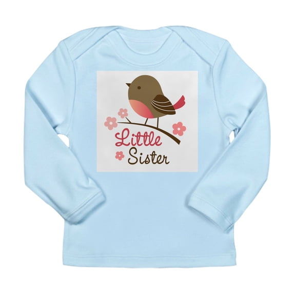 CafePress - Little Sister Long Sleeve Infant T Shirt - Long Sleeve Infant T-Shirt