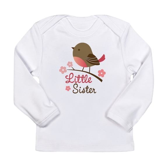 CafePress - Little Sister Long Sleeve Infant T Shirt - Long Sleeve Infant T-Shirt