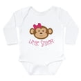 thumbnail image 1 of CafePress - Little Sister Monkey Long Sleeve Infant Body Suit - Long Sleeve Cotton Baby Bodysuit, 1 of 4
