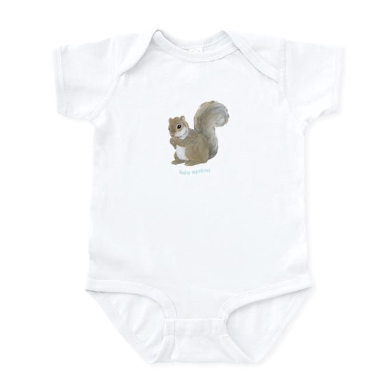 CafePress - Little Squirrel Baby Onesie - Baby Light Bodysuit, Size Newborn - 24 Months