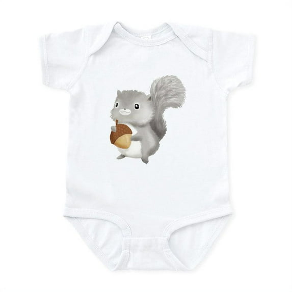 CafePress - Little Squirrel Infant Bodysuit - Baby Light Bodysuit, Size Newborn - 24 Months
