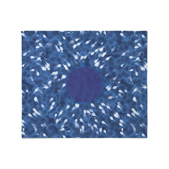 CafePress - Little Swimmers Blue Throw Blanket - Soft Fleece Throw Blanket, 50"x60" for All Ages