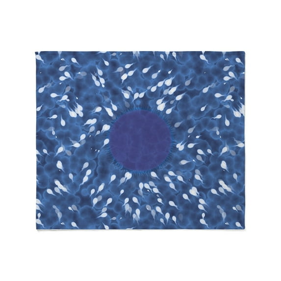 CafePress - Little Swimmers Blue Throw Blanket - Soft Fleece Throw Blanket, 50"x60" for All Ages