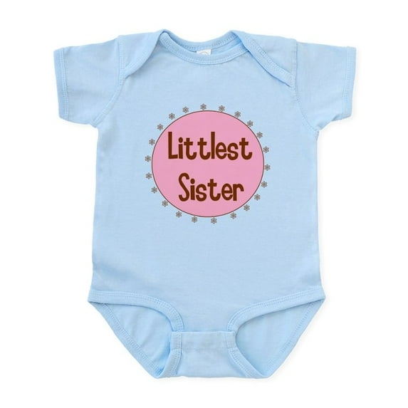 CafePress - Littlest Sister Infant Bodysuit - Baby Light Bodysuit, Size Newborn - 24 Months