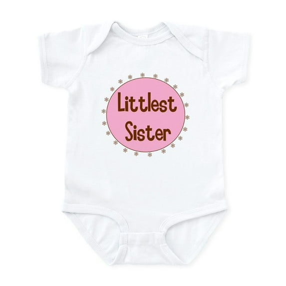 CafePress - Littlest Sister Infant Bodysuit - Baby Light Bodysuit, Size Newborn - 24 Months
