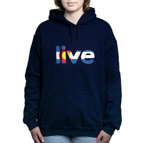CafePress - Live Colorado - Pullover Hoodie, Classic & Comfortable Hooded Sweatshirt