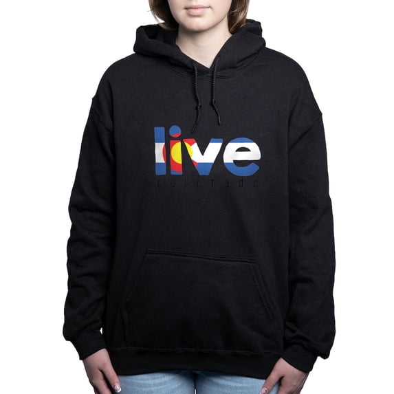 CafePress - Live Colorado - Pullover Hoodie, Classic & Comfortable Hooded Sweatshirt
