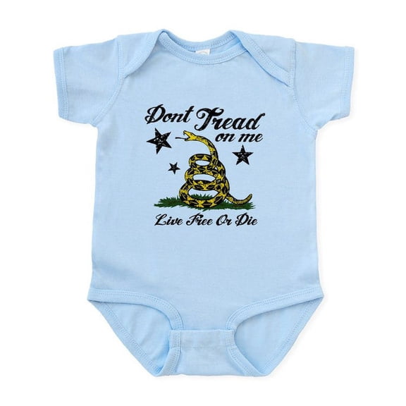 CafePress - Live Free Or Die Infant Bodysuit - Baby Light Bodysuit, Size Newborn - 24 Months