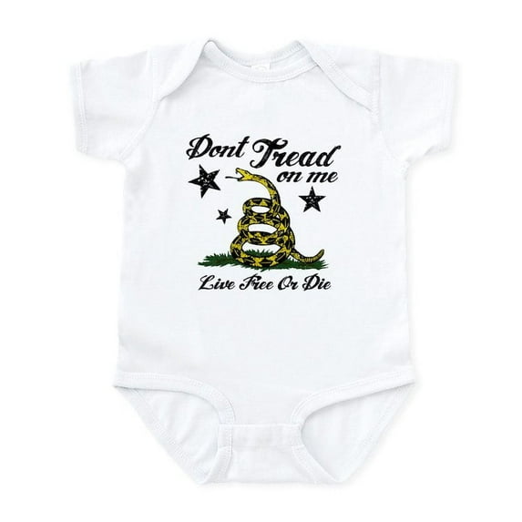 CafePress - Live Free Or Die Infant Bodysuit - Baby Light Bodysuit, Size Newborn - 24 Months