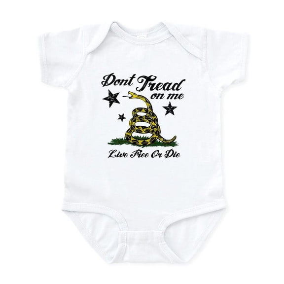 CafePress - Live Free Or Die Infant Bodysuit - Baby Light Bodysuit, Size Newborn - 24 Months