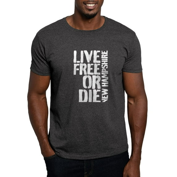 CafePress - Live Free Or Die T Shirt - Men's Classic Graphic Cotton T-Shirt