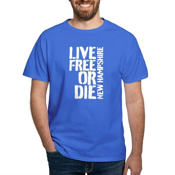 CafePress - Live Free Or Die T Shirt - Men's Classic Graphic Cotton T-Shirt