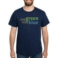 thumbnail image 1 of CafePress - Live Green Vote Blue T Shirt (Dark) - Men's Classic Graphic Cotton T-Shirt, 1 of 4