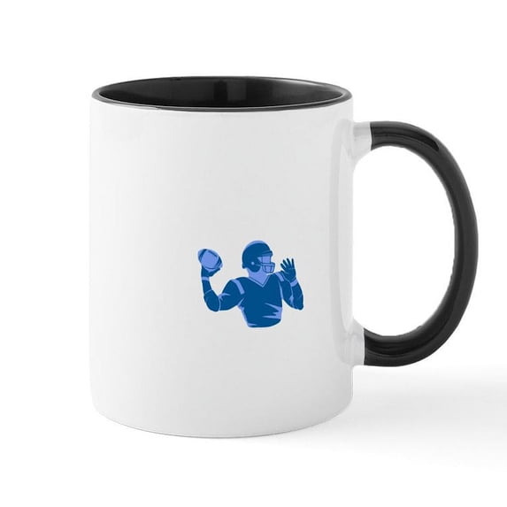 CafePress - Live Life Like It'S 4Th And Goal Mugs - 11 oz Ceramic Mug - Novelty Coffee Tea Cup