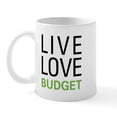 thumbnail image 1 of CafePress - Live Love Budget Mug - 11 oz Ceramic Mug - Novelty Coffee Tea Cup, 1 of 3