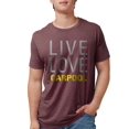 thumbnail image 1 of CafePress - Live Love Carpool Men's Deluxe T Shirt - Mens Tri-blend T-Shirt, 1 of 1