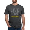 thumbnail image 1 of CafePress - Live Love Carpool Men's Deluxe T Shirt - Mens Tri-blend T-Shirt, 1 of 4