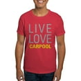thumbnail image 1 of CafePress - Live Love Carpool T Shirt - Men's Classic Graphic Cotton T-Shirt, 1 of 4