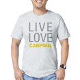 thumbnail image 1 of CafePress - Live Love Carpool T Shirt - Fitted T-Shirt, Vintage Fit Soft Cotton Tee, 1 of 1