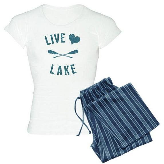 CafePress - Live Love Lake - Women's Light Pajamas