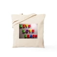 thumbnail image 1 of CafePress - Live Love Learn Tote Bag - Unisex Canvas Tote Bag, Beige, 1-Piece, 1 of 6