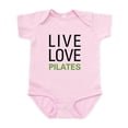 thumbnail image 1 of CafePress - Live Love Pilates Infant Bodysuit - Baby Light Bodysuit, Size Newborn - 24 Months, 1 of 4