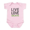 thumbnail image 1 of CafePress - Live Love Skate Infant Bodysuit - Baby Light Bodysuit, Size Newborn - 24 Months, 1 of 4