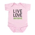 thumbnail image 1 of CafePress - Live Love Skydive Infant Bodysuit - Baby Light Bodysuit, Size Newborn - 24 Months, 1 of 4
