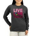 thumbnail image 1 of CafePress - Live Love Teach Autism Women's Long Sleeve Dark T - Women's Long Sleeve Graphic Tee Casual Fit, 1 of 4