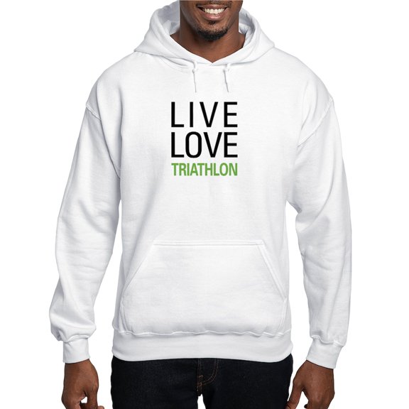 CafePress - Live Love Triathlon Hooded Sweatshirt - Pullover Hoodie, Hooded Sweatshirt