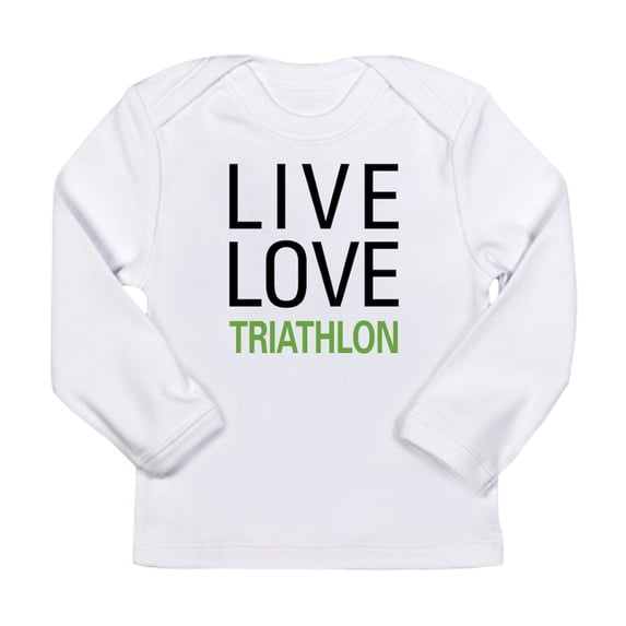 CafePress - Live Love Triathlon Long Sleeve Infant T Shirt - Long Sleeve Infant T-Shirt