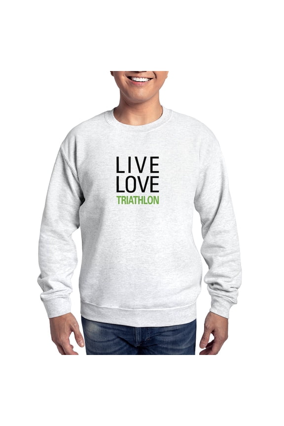 - Live Love Triathlon Sweatshirt - Crew Neck Sweatshirt