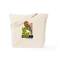 thumbnail image 1 of CafePress - Live To Play Nerf Soccer - Unisex Canvas Tote Bag, Beige, 1-Piece, 1 of 7