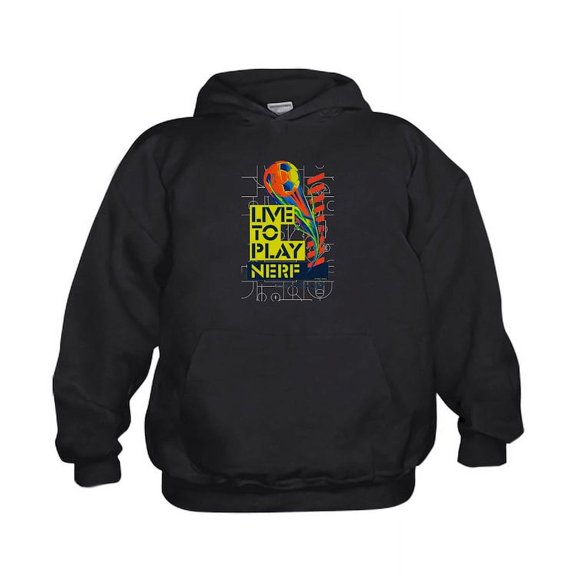 CafePress - Live To Play Nerf Soccer Sweatshirt - Kids Hooded Sweatshirt, Classic Hoodie