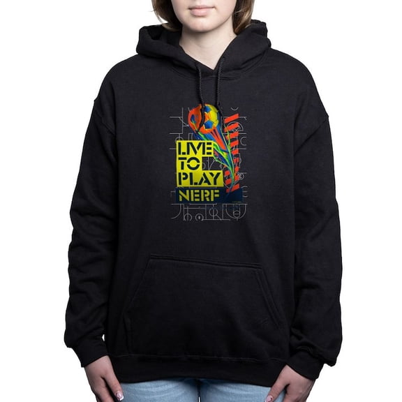 CafePress - Live To Play Nerf Soccer Sweatshirt - Pullover Hoodie, Classic & Comfortable Hooded Sweatshirt