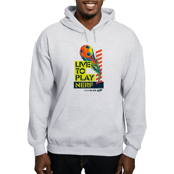 CafePress - Live To Play Nerf Soccer Sweatshirt - Pullover Hoodie, Hooded Sweatshirt
