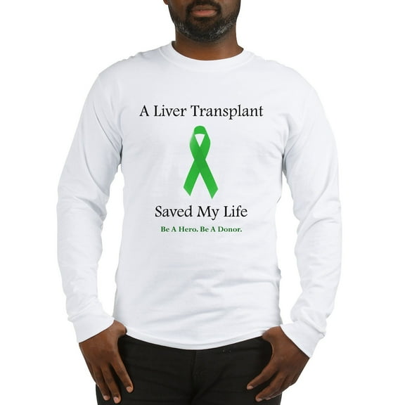 CafePress - Liver Transplant Survivor Long Sleeve T Shirt - Unisex Cotton Long Sleeve T-Shirt
