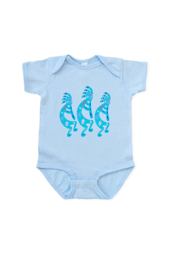 - Lizard Kokopelli Infant Bodysuit - Baby Light Bodysuit, Size Newborn - 24 Months