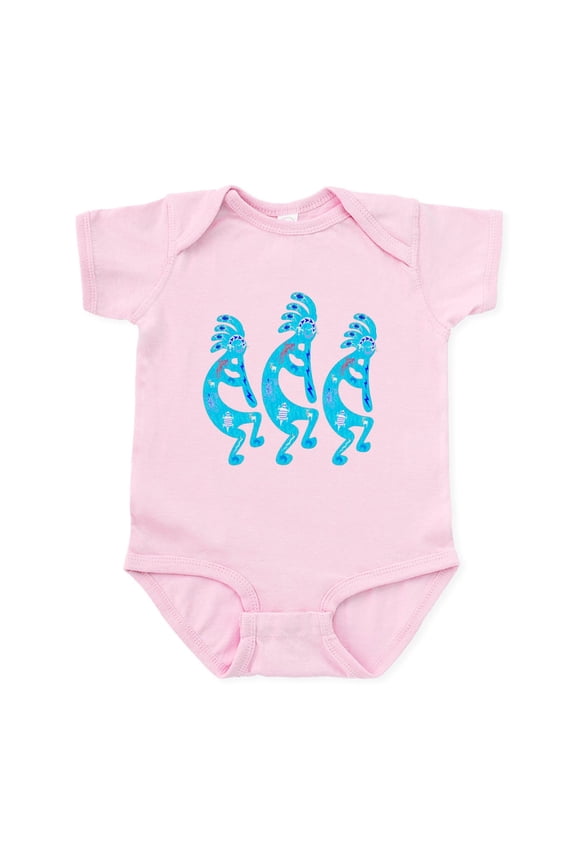- Lizard Kokopelli Infant Bodysuit - Baby Light Bodysuit, Size Newborn - 24 Months