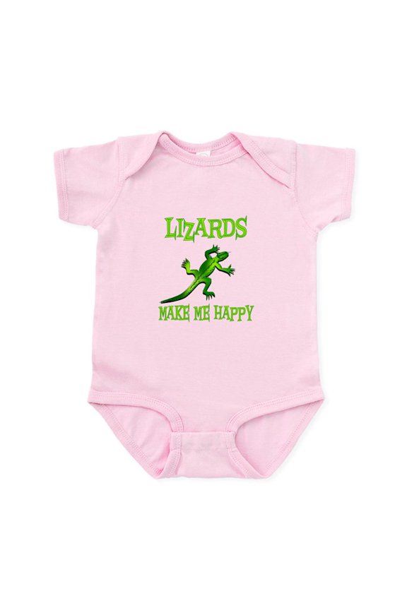 - Lizards Infant Bodysuit - Baby Light Bodysuit, Size Newborn - 24 Months