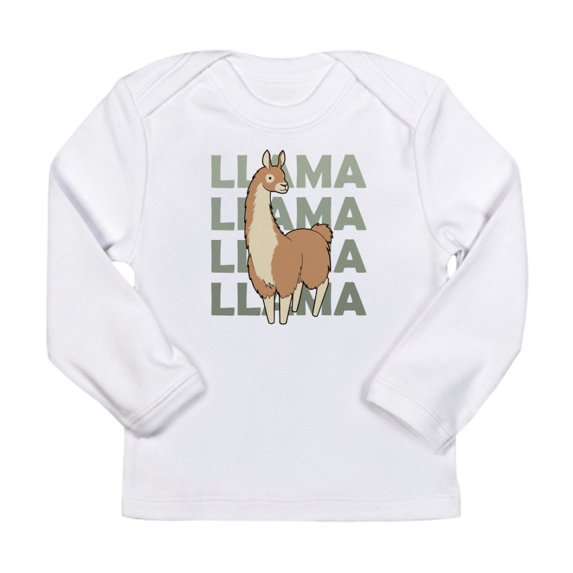 CafePress - Llama, Llama, Llama! Long Sleeve T Shirt - Long Sleeve Infant T-Shirt