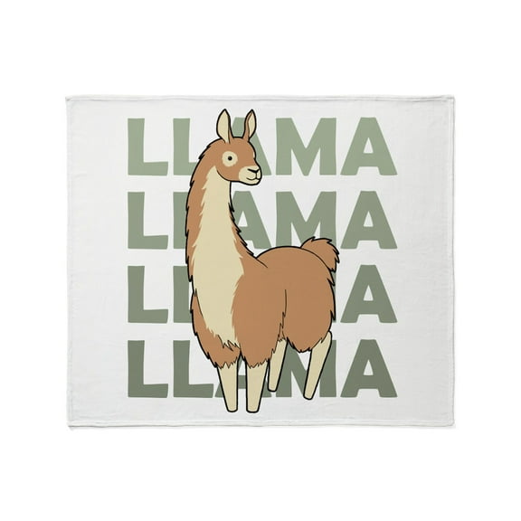 CafePress - Llama, Llama, Llama! Throw Blanket - Soft Fleece Throw Blanket, 50"x60" for All Ages