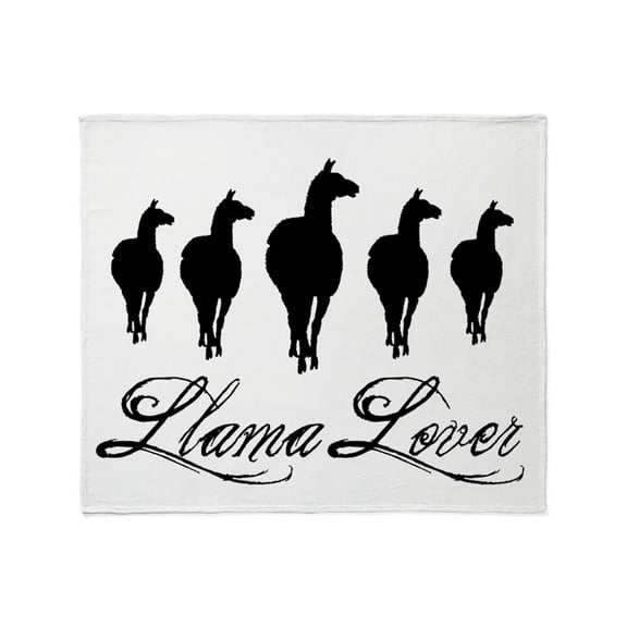 CafePress - Llamas Llama Lover Throw Blanket - Soft Fleece Throw Blanket, 50"x60" for All Ages