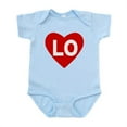 thumbnail image 1 of CafePress - Lo (Love) Heart Infant Body Suit - Baby Light Bodysuit, Size Newborn - 24 Months, 1 of 4