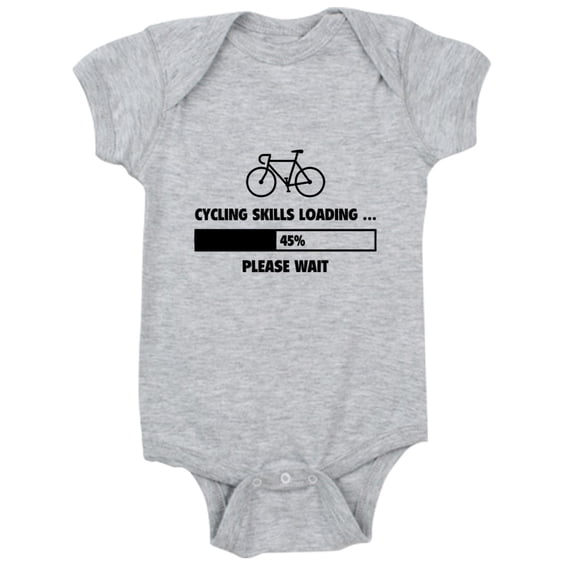 CafePress - Loadingcycling1a - Cute Infant Bodysuit Baby Romper