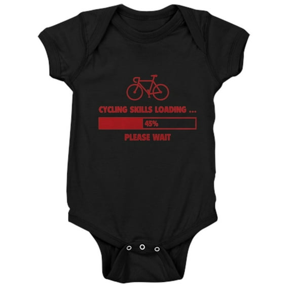 CafePress - Loadingcycling1e - Cute Infant Bodysuit Baby Romper