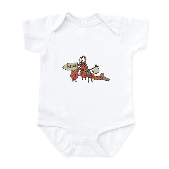 CafePress - Lobster Moving To Maine Infant Bodysuit - Baby Light Bodysuit, Size Newborn - 24 Months