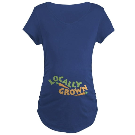 CafePress - Locally Grown Maternity Dark T Shirt - Maternity Dark T-Shirt
