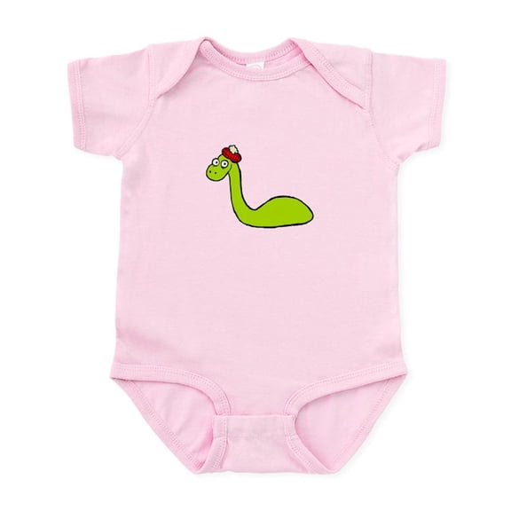 CafePress - Loch Ness Monster Body Suit - Baby Light Bodysuit, Size Newborn - 24 Months